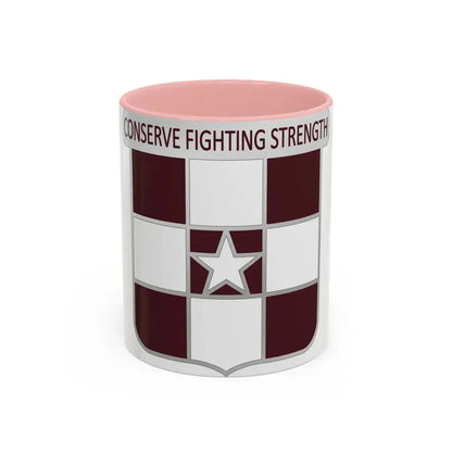 55 Medical Group (U.S. Army) Accent Coffee Mug 11oz Pink - Go Mug Yourself