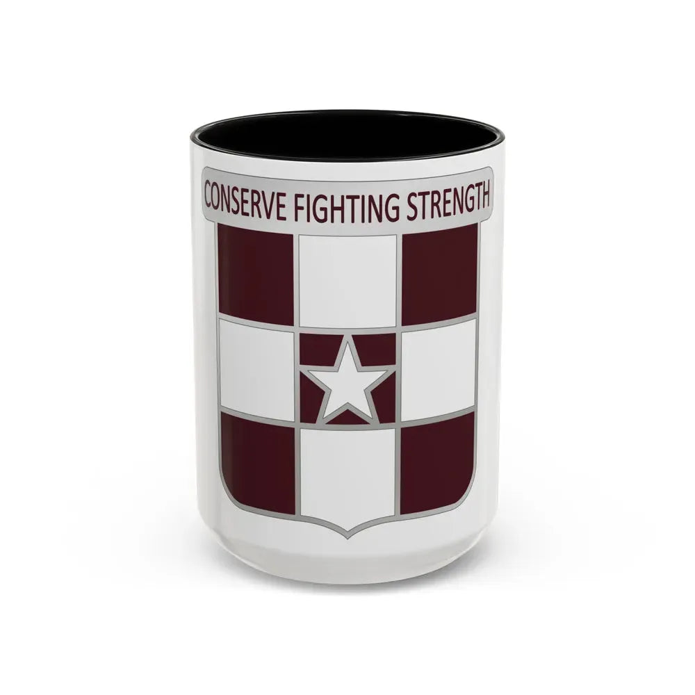 55 Medical Group (U.S. Army) Accent Coffee Mug 15oz Black - Go Mug Yourself