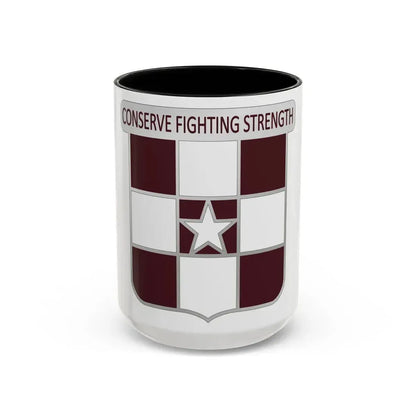 55 Medical Group (U.S. Army) Accent Coffee Mug 15oz Black - Go Mug Yourself