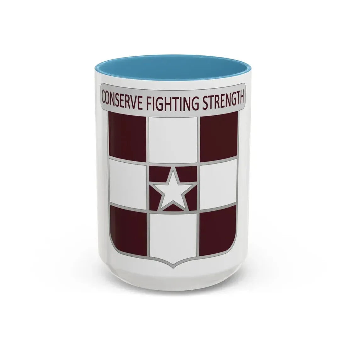 55 Medical Group (U.S. Army) Accent Coffee Mug 15oz Light Blue - Go Mug Yourself