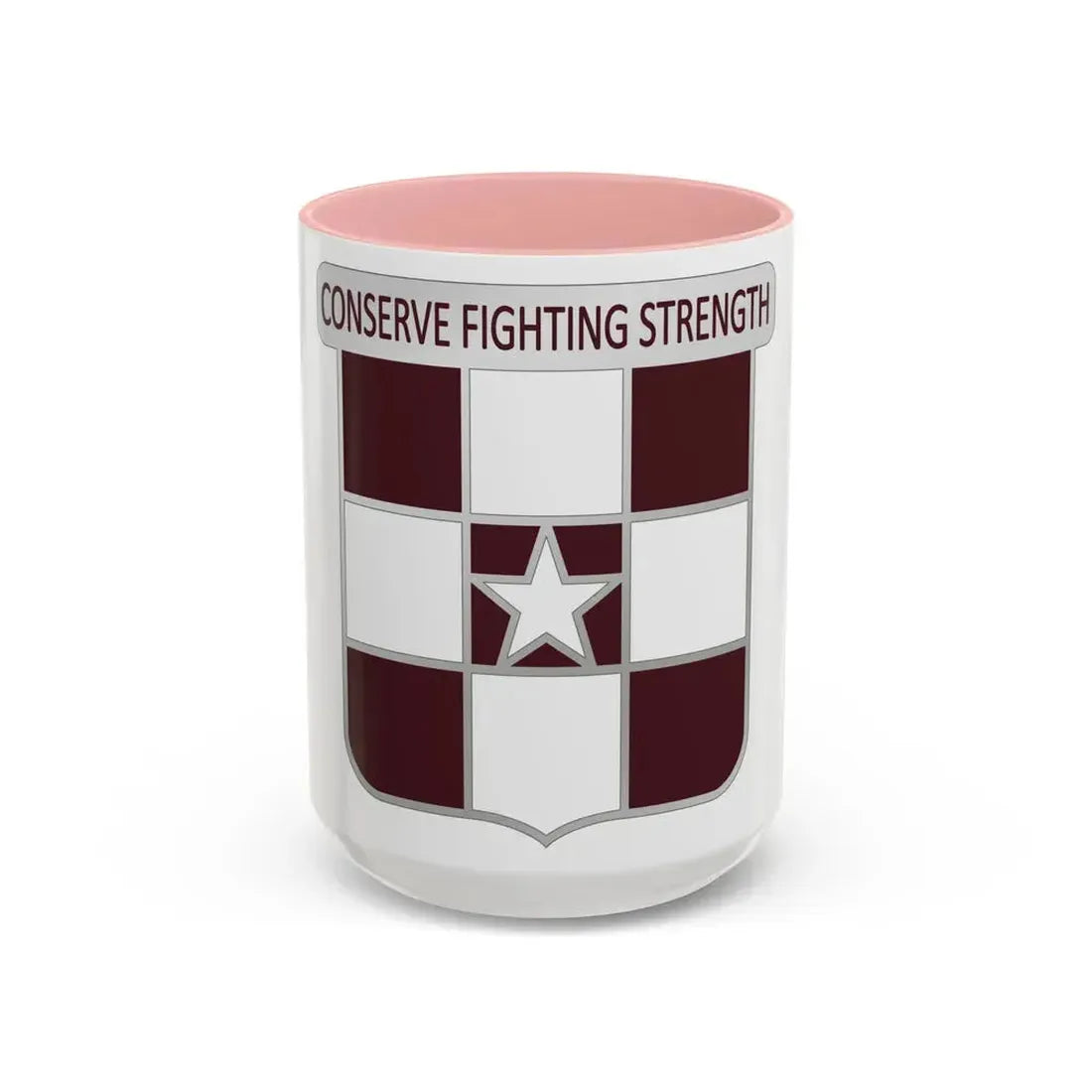 55 Medical Group (U.S. Army) Accent Coffee Mug 15oz Pink - Go Mug Yourself