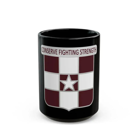 55 Medical Group (U.S. Army) Black Coffee Mug 15oz - Go Mug Yourself