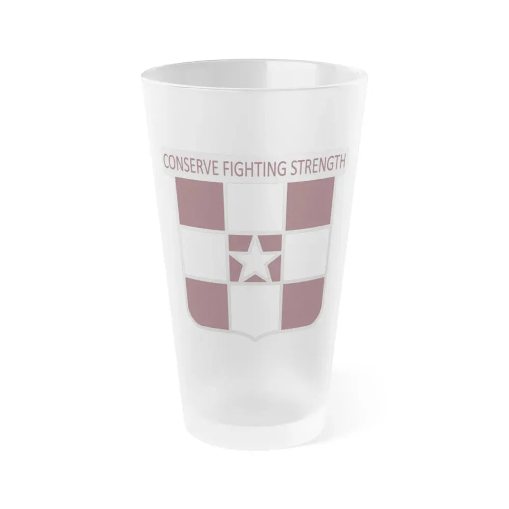 55 Medical Group (U.S. Army) Frosted Pint Glass 16oz Default Title - Go Mug Yourself