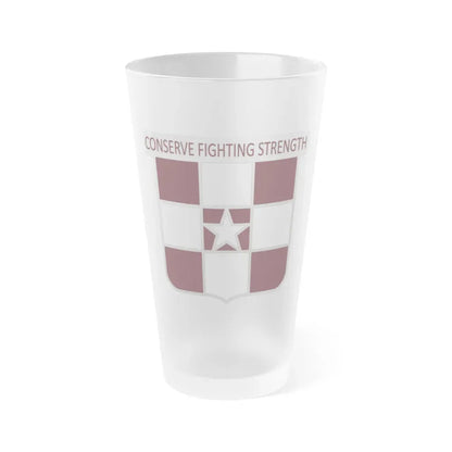 55 Medical Group (U.S. Army) Frosted Pint Glass 16oz Default Title - Go Mug Yourself
