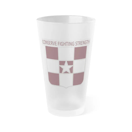 55 Medical Group (U.S. Army) Frosted Pint Glass 16oz Default Title - Go Mug Yourself