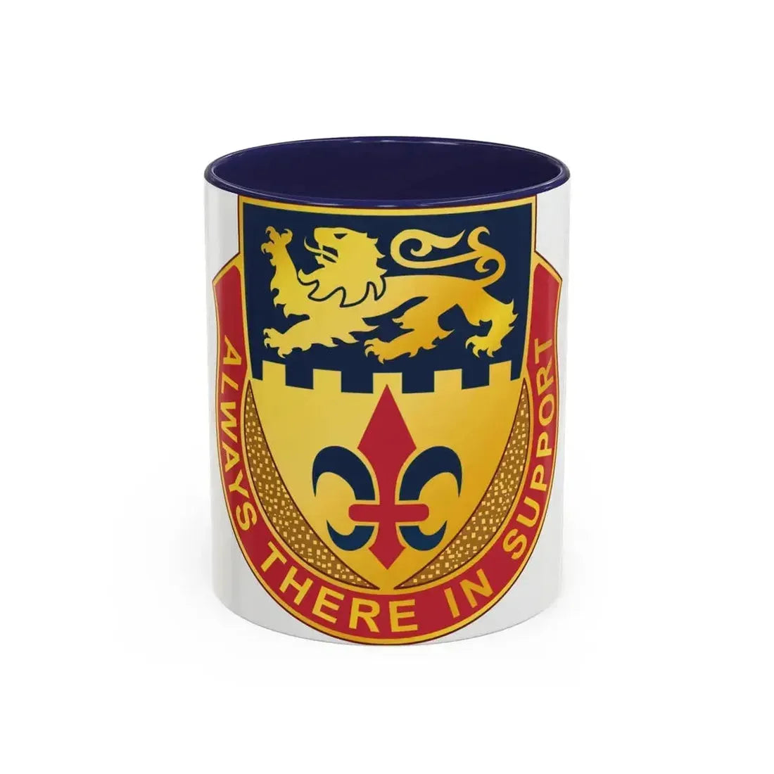 55 Personnel Services Battalion (U.S. Army) Accent Coffee Mug 11oz Navy - Go Mug Yourself