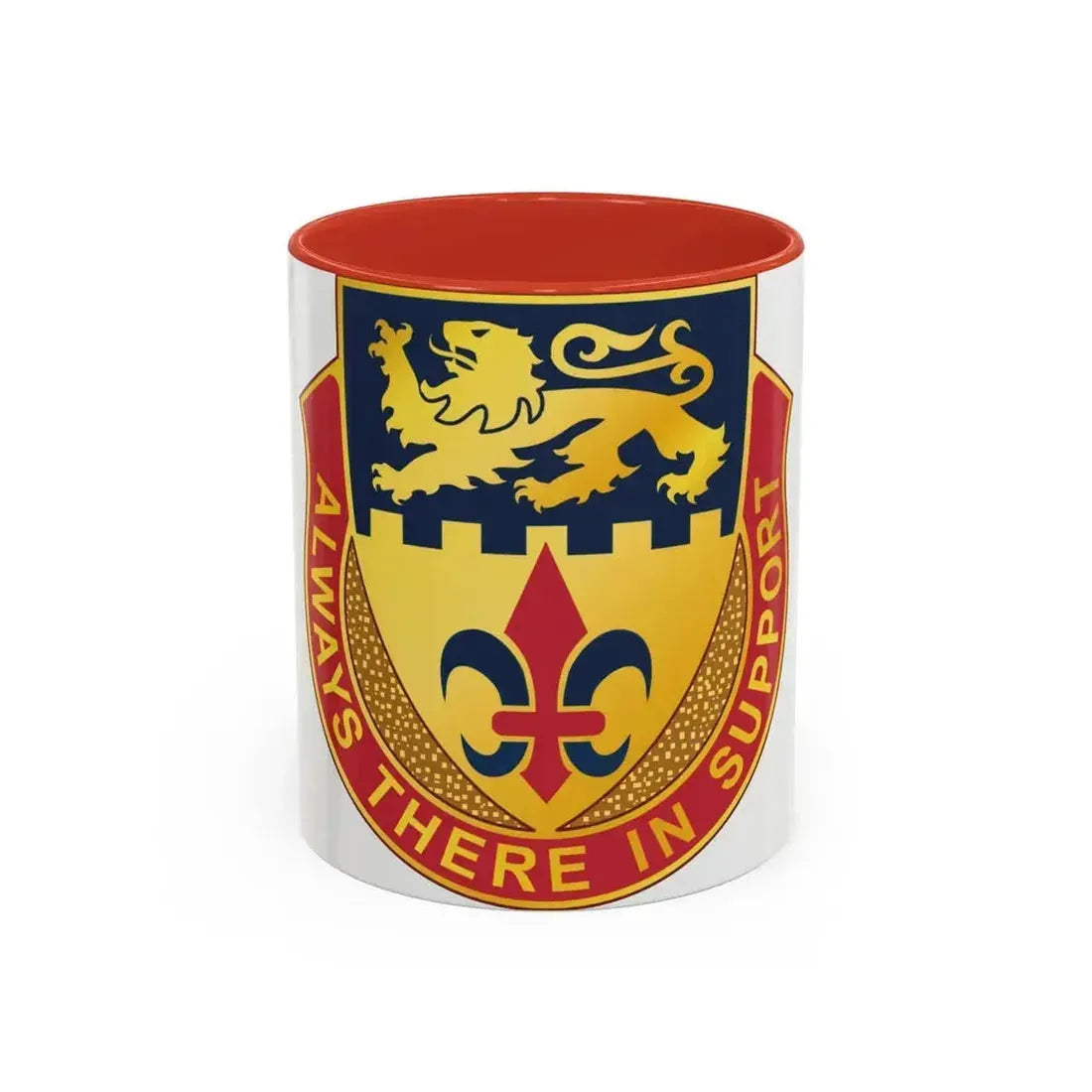 55 Personnel Services Battalion (U.S. Army) Accent Coffee Mug 11oz Red - Go Mug Yourself