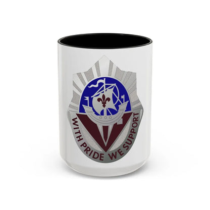 55 Surgical Hospital (U.S. Army) Accent Coffee Mug-15oz-Black-Go Mug Yourself