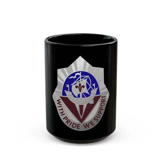 55 Surgical Hospital (U.S. Army) Black Coffee Mug-15oz-Go Mug Yourself