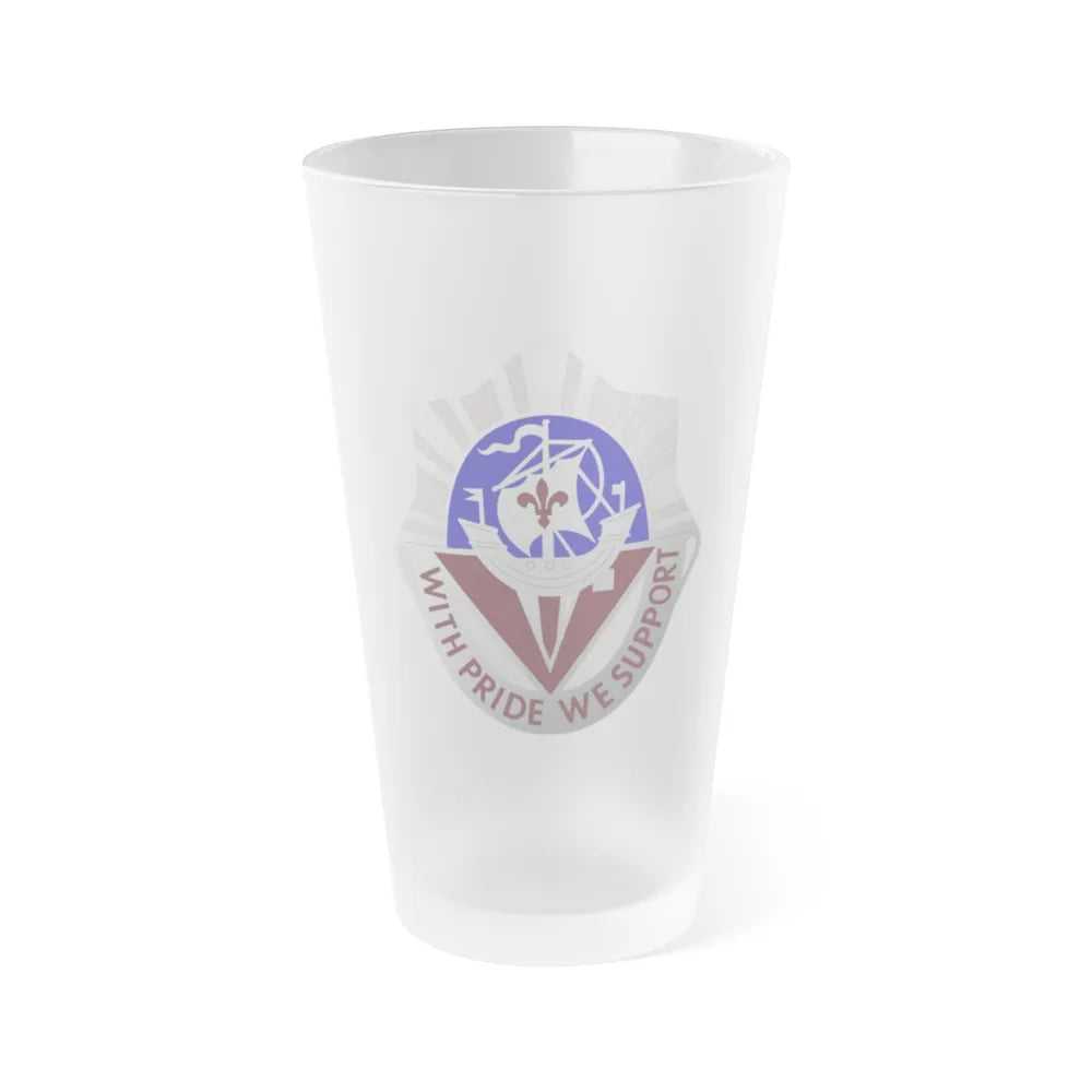 55 Surgical Hospital (U.S. Army) Frosted Pint Glass 16oz-Go Mug Yourself