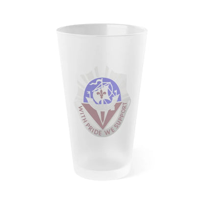 55 Surgical Hospital (U.S. Army) Frosted Pint Glass 16oz-Go Mug Yourself