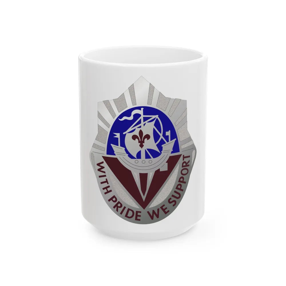 55 Surgical Hospital (U.S. Army) White Coffee Mug-15oz-Go Mug Yourself