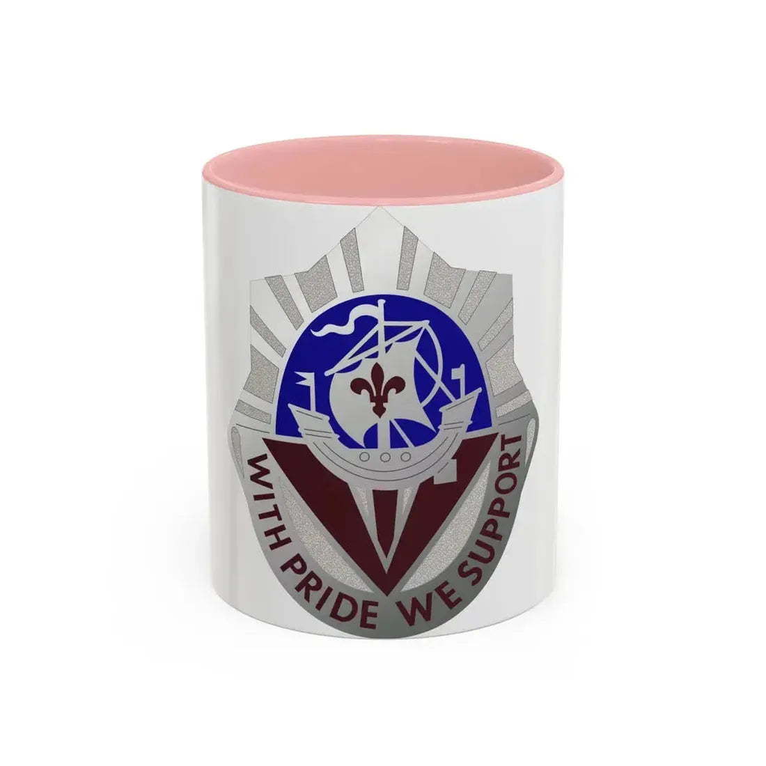 55 Surgical Hospital (U.S. Army) Accent Coffee Mug 11oz Pink - Go Mug Yourself