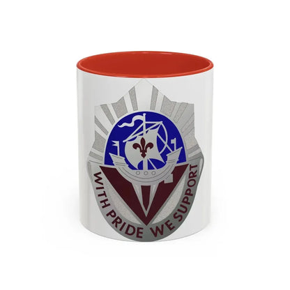 55 Surgical Hospital (U.S. Army) Accent Coffee Mug 11oz Red - Go Mug Yourself