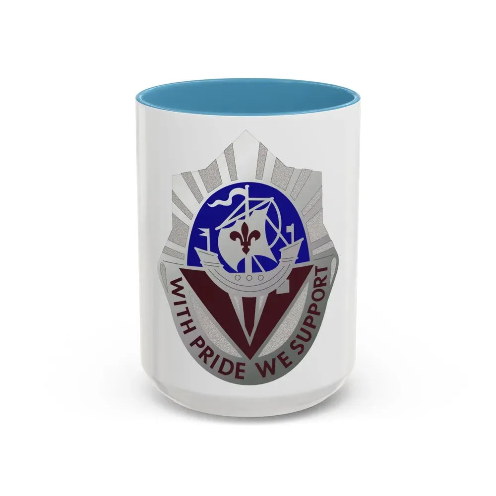 55 Surgical Hospital (U.S. Army) Accent Coffee Mug 15oz Light Blue - Go Mug Yourself