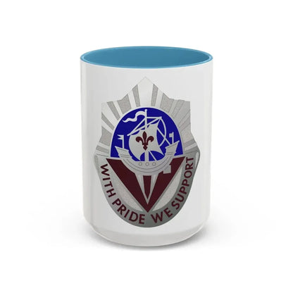 55 Surgical Hospital (U.S. Army) Accent Coffee Mug 15oz Light Blue - Go Mug Yourself
