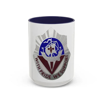 55 Surgical Hospital (U.S. Army) Accent Coffee Mug 15oz Navy - Go Mug Yourself