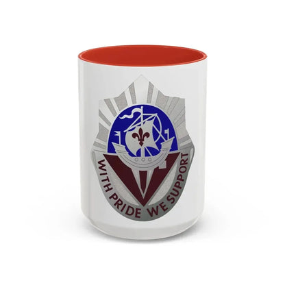 55 Surgical Hospital (U.S. Army) Accent Coffee Mug 15oz Red - Go Mug Yourself