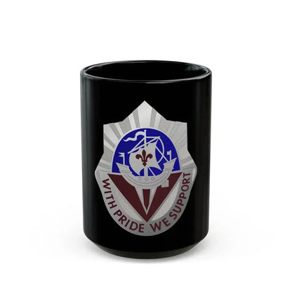 55 Surgical Hospital (U.S. Army) Black Coffee Mug 15oz - Go Mug Yourself