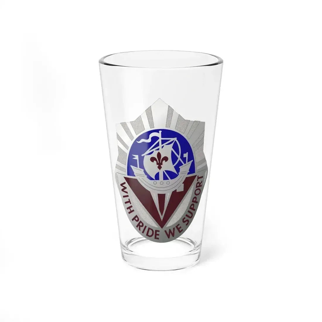 55 Surgical Hospital (U.S. Army) Pint Glass 16oz 16oz - Go Mug Yourself