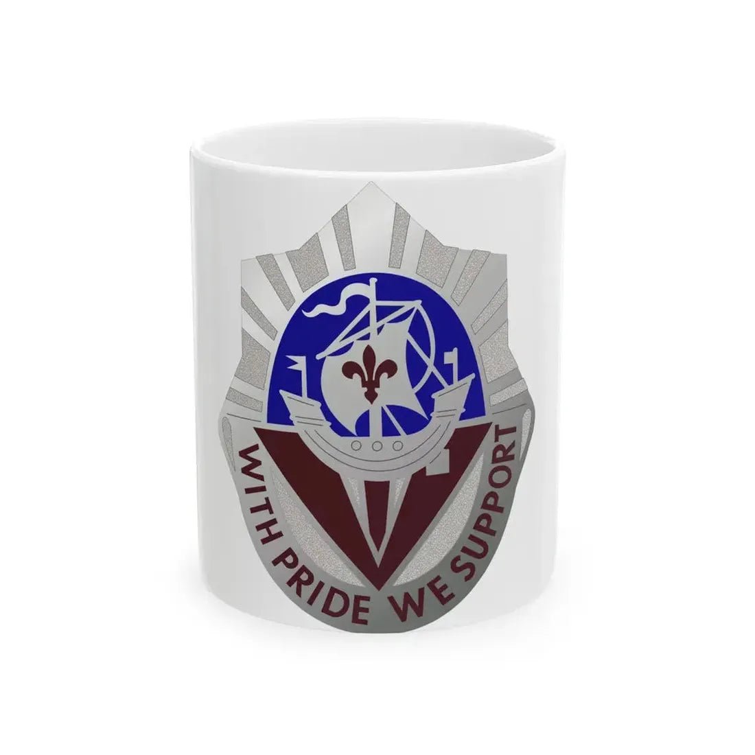 55 Surgical Hospital (U.S. Army) White Coffee Mug 11oz - Go Mug Yourself