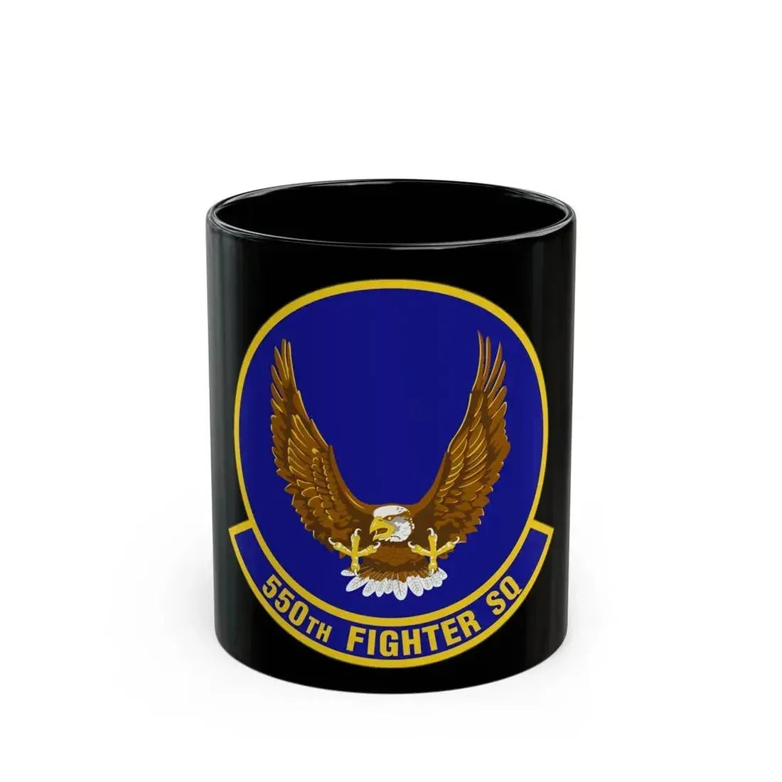 550 Fighter Squadron AETC (U.S. Air Force) Black Coffee Mug 11oz - Go Mug Yourself