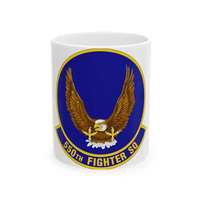 550 Fighter Squadron AETC (U.S. Air Force) White Coffee Mug 11oz - Go Mug Yourself