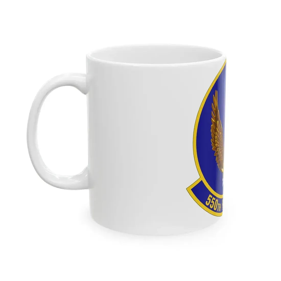 550 Fighter Squadron AETC (U.S. Air Force) White Coffee Mug - Go Mug Yourself