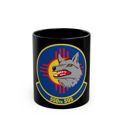 550 Special Operations Squadron AETC (U.S. Air Force) Black Coffee Mug-11oz-Go Mug Yourself