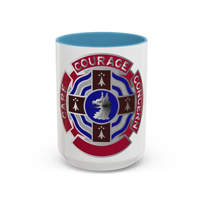 5501 US Hospital (U.S. Army) Accent Coffee Mug-15oz-Light Blue-Go Mug Yourself