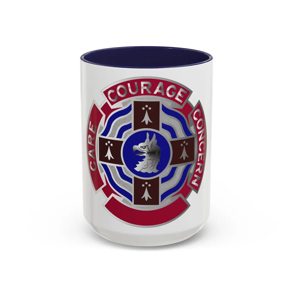 5501 US Hospital (U.S. Army) Accent Coffee Mug-15oz-Navy-Go Mug Yourself