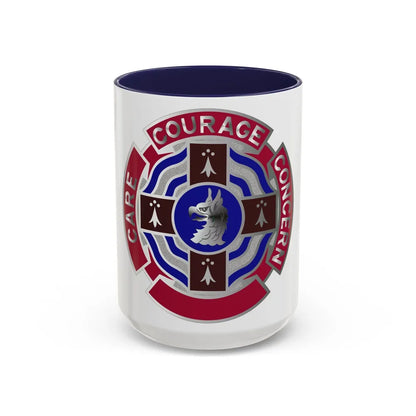 5501 US Hospital (U.S. Army) Accent Coffee Mug-15oz-Navy-Go Mug Yourself