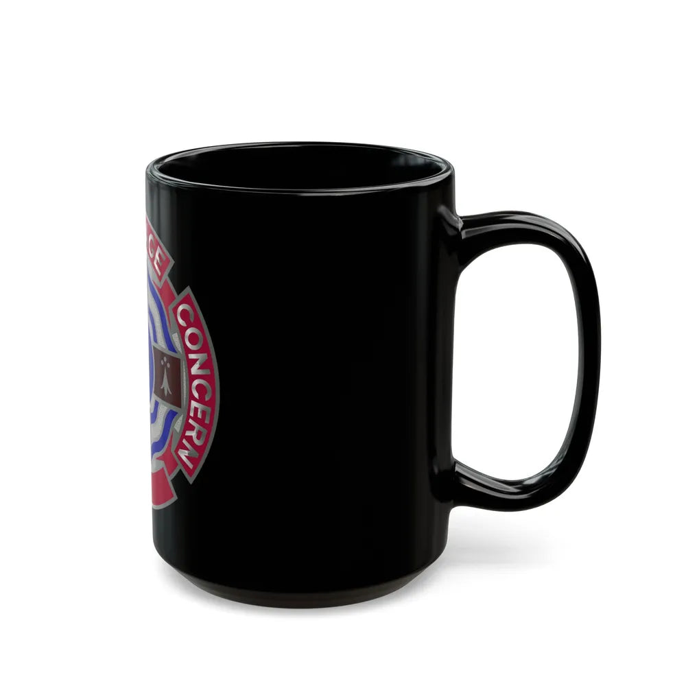 5501 US Hospital (U.S. Army) Black Coffee Mug-Go Mug Yourself