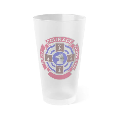 5501 US Hospital (U.S. Army) Frosted Pint Glass 16oz-Go Mug Yourself