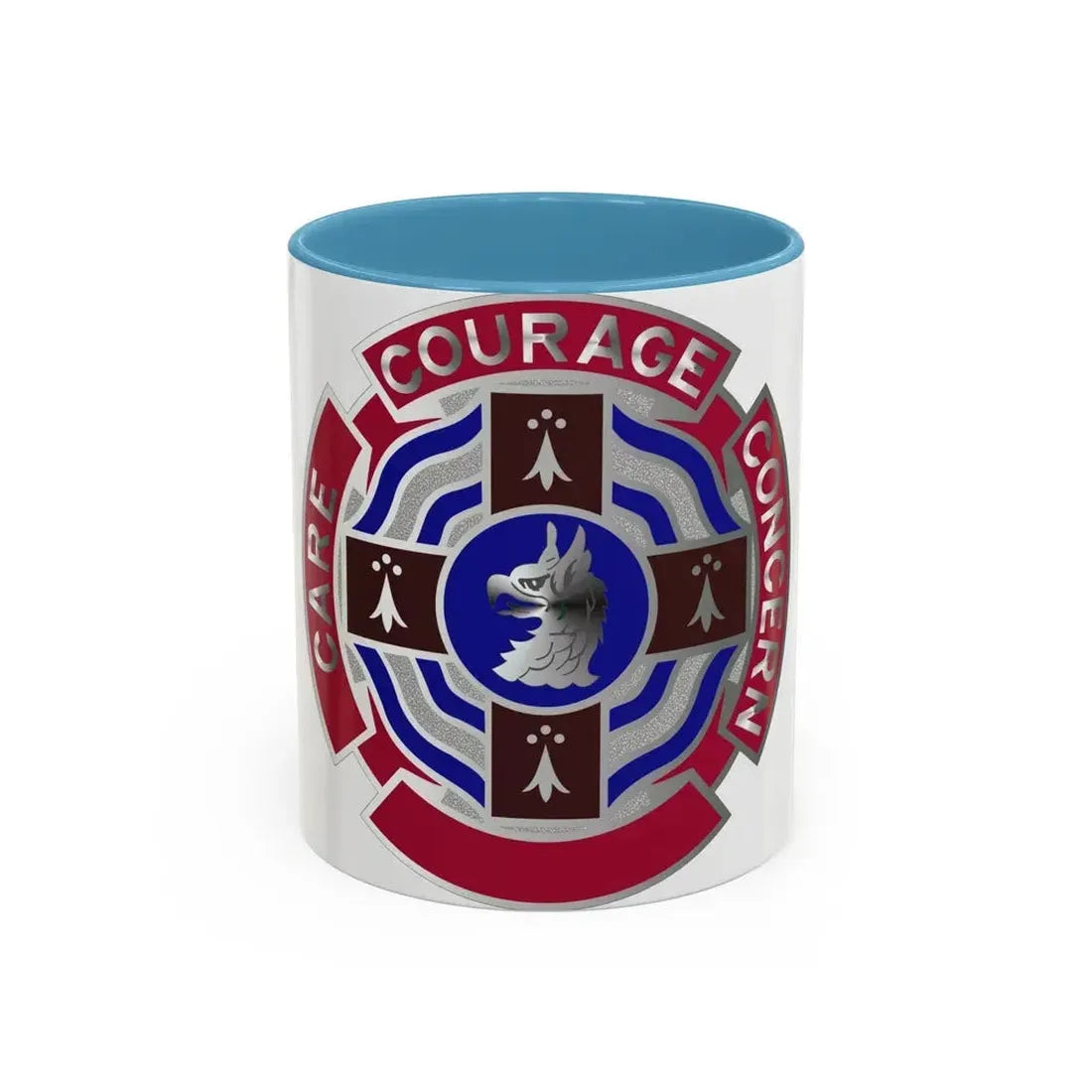 5501 US Hospital (U.S. Army) Accent Coffee Mug 11oz Light Blue - Go Mug Yourself