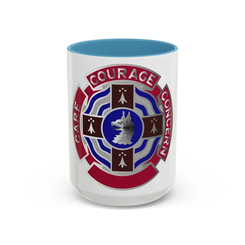 5501 US Hospital (U.S. Army) Accent Coffee Mug 15oz Light Blue - Go Mug Yourself