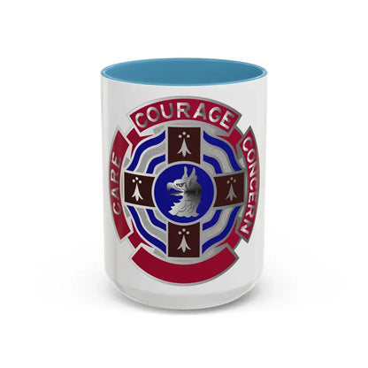5501 US Hospital (U.S. Army) Accent Coffee Mug 15oz Light Blue - Go Mug Yourself