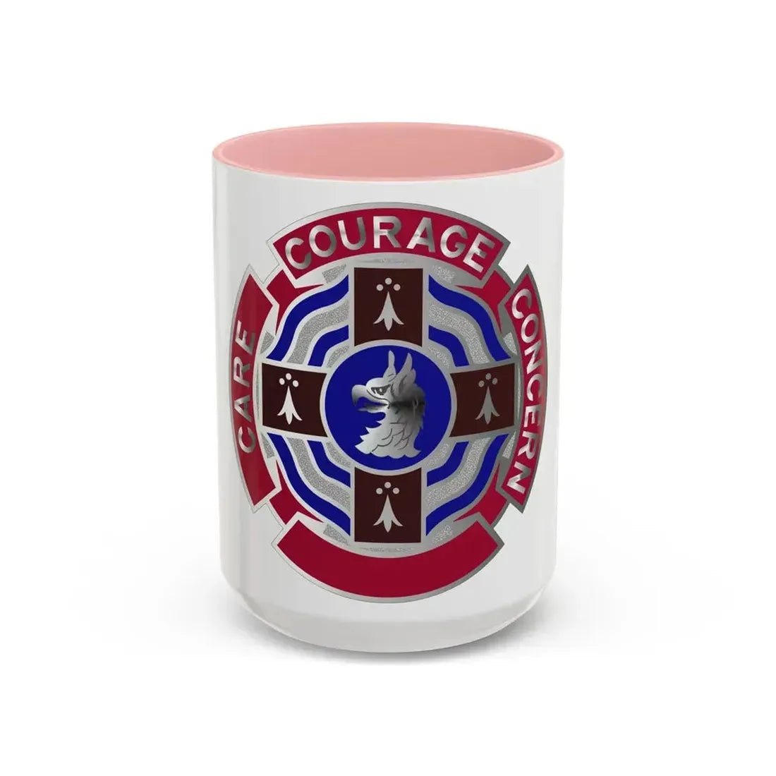 5501 US Hospital (U.S. Army) Accent Coffee Mug 15oz Pink - Go Mug Yourself