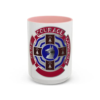 5501 US Hospital (U.S. Army) Accent Coffee Mug 15oz Pink - Go Mug Yourself