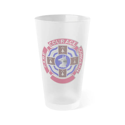 5501 US Hospital (U.S. Army) Frosted Pint Glass 16oz Default Title - Go Mug Yourself