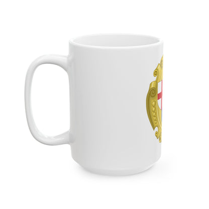 Coat of Arms of the Commonwealth of England, Scotland and Ireland - White Coffee Mug