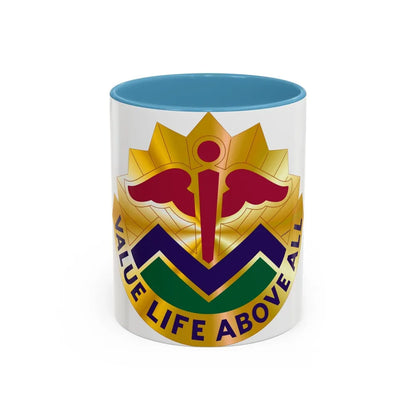 5502 US Hospital (U.S. Army) Accent Coffee Mug-11oz-Light Blue-Go Mug Yourself