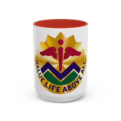 5502 US Hospital (U.S. Army) Accent Coffee Mug-15oz-Red-Go Mug Yourself