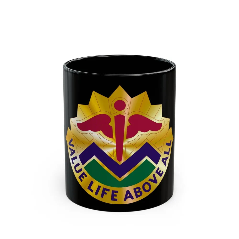 5502 US Hospital (U.S. Army) Black Coffee Mug-11oz-Go Mug Yourself