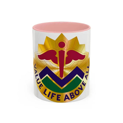 5502 US Hospital (U.S. Army) Accent Coffee Mug 11oz Pink - Go Mug Yourself