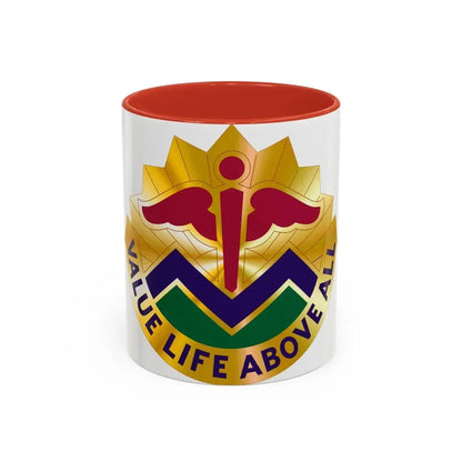 5502 US Hospital (U.S. Army) Accent Coffee Mug 11oz Red - Go Mug Yourself