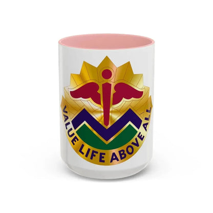 5502 US Hospital (U.S. Army) Accent Coffee Mug 15oz Pink - Go Mug Yourself