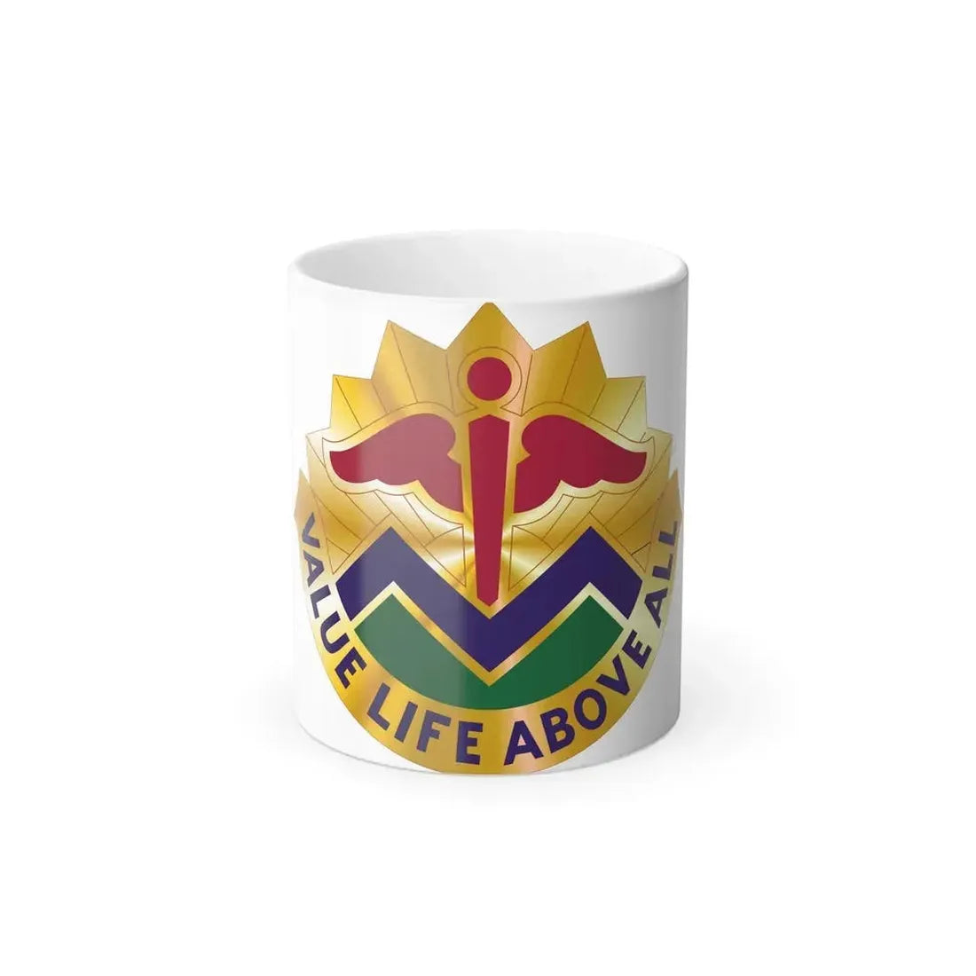 5502 US Hospital (U.S. Army) Color Changing Mug 11oz - Go Mug Yourself