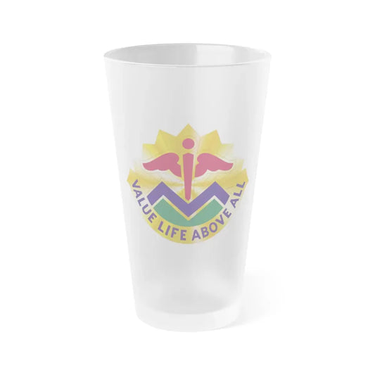 5502 US Hospital (U.S. Army) Frosted Pint Glass 16oz Default Title - Go Mug Yourself
