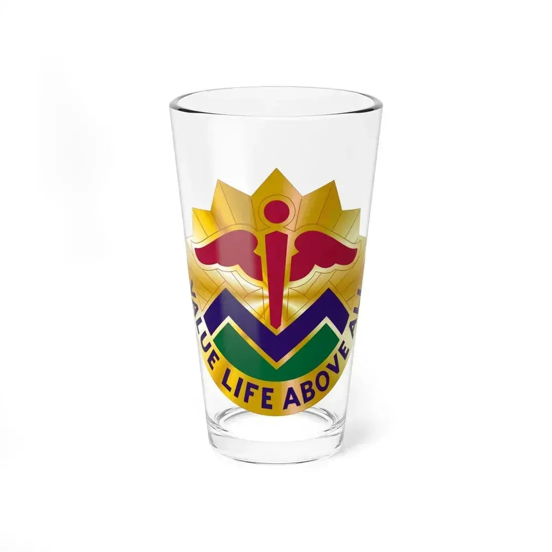 5502 US Hospital (U.S. Army) Pint Glass 16oz 16oz - Go Mug Yourself